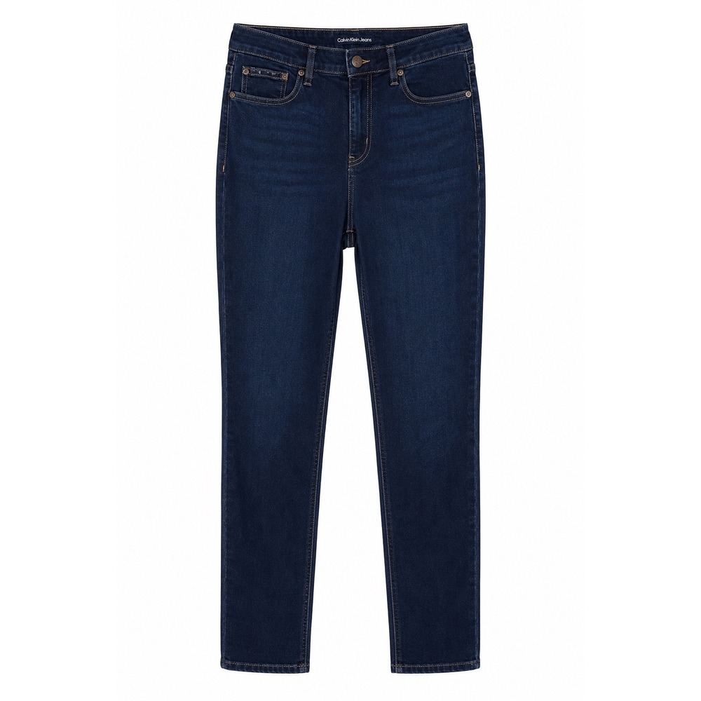 NWT Calvin Klein High Rise Skinny Jean Sz 10 Dark Wash Stretch Denim MSRP $99